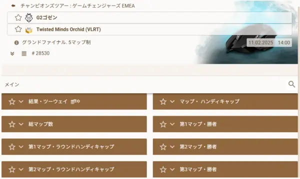 VALORANT Champions Tourの賭け方